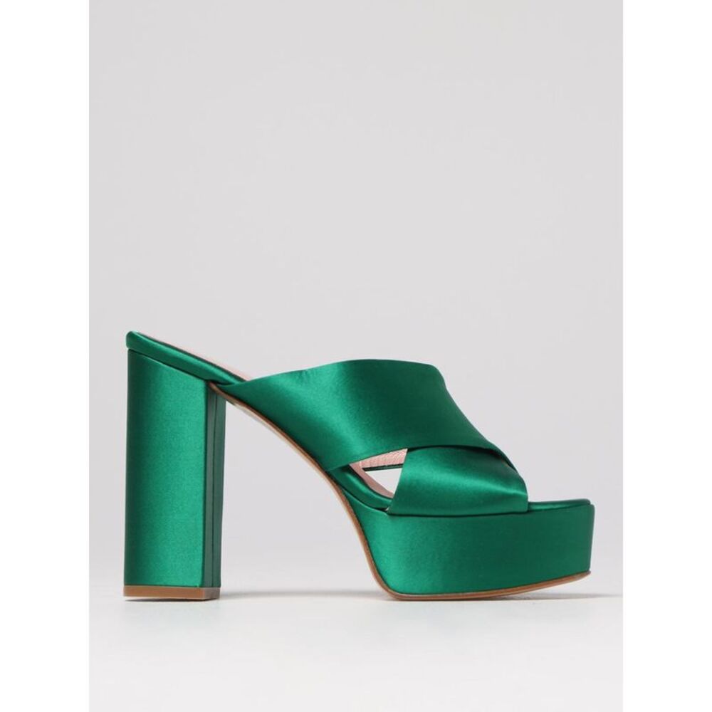 Anna F. Heeled Sandal Woman Green